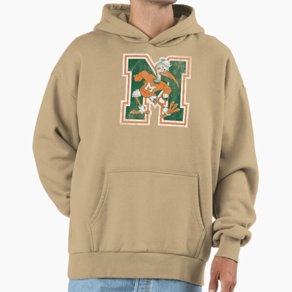 University Of Miami College Sports Style Hoodie